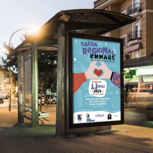 Póster propuesta en el concurso por justine rhodez