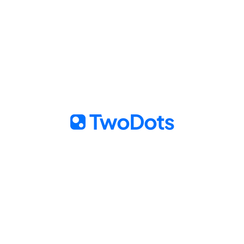 Two Dots Software Fraud Prevention Logo Design - Modern and Simple! Design by Rumah Lebah