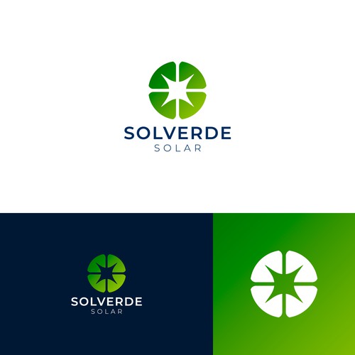 Clean logo for solar company Design by jomx