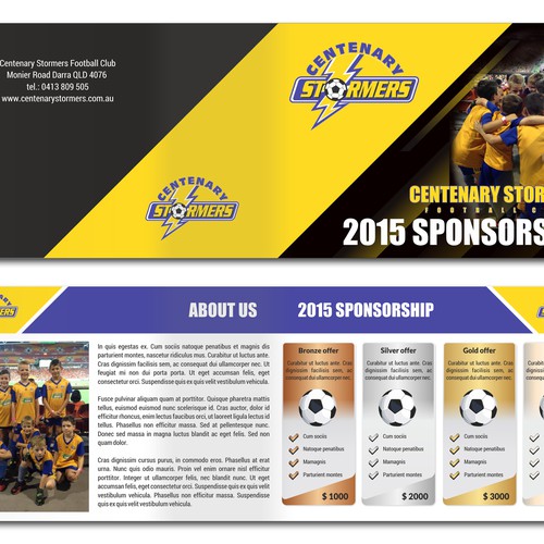 Create An Enticing Sponsorship Proposal Template For A Soccer Club ...