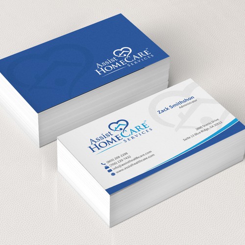 Business Card for Home Health Agency Design by AkGraphicsSolutions