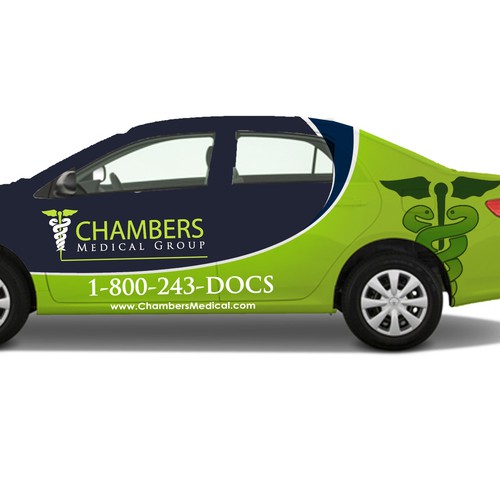 Creative Car Wrap Design for Medical Clinic Design by T i f a n y' s