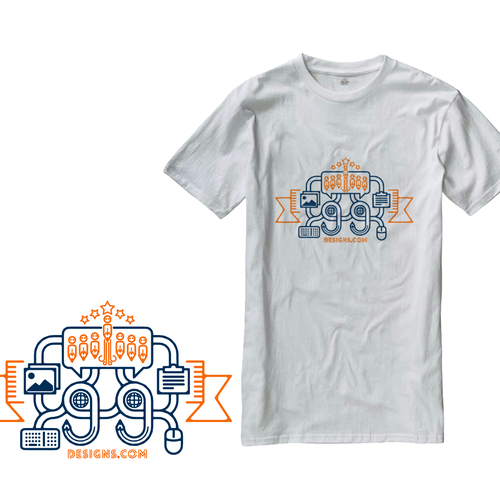 Create 99designs' Next Iconic Community T-shirt Design by cissy ( Qilart )