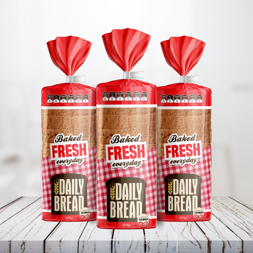 Design bread packaging for Daily Bread Product packaging contest
