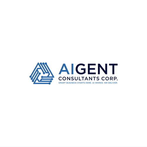AI Agent Company: Appealing to small to medium sized businesses. Design by m a e z u r r ^