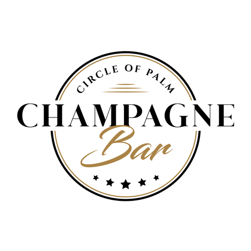 Luxury and modern Champagne Bar logo Design by Jacob Gomes