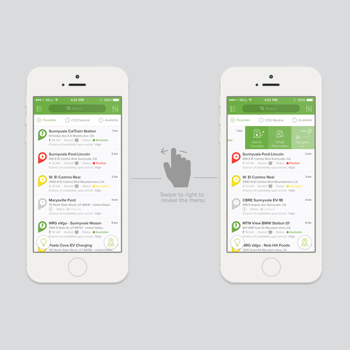 Create the new Waze app for Electric Car Drivers! App design contest