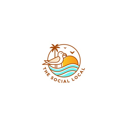 Beachy Clothing Brand Logo Design by smitadesign