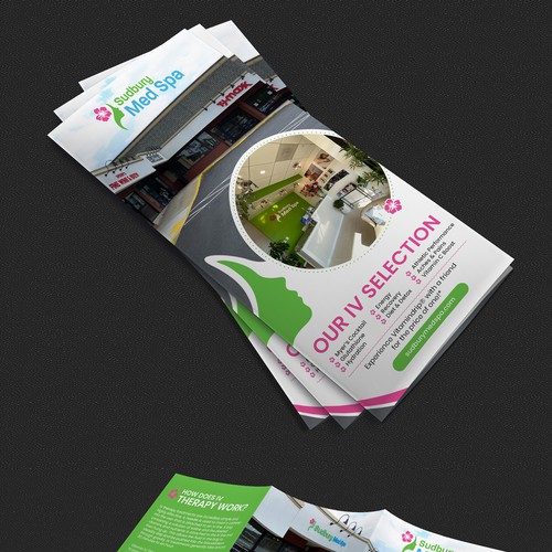 Design a brochure for IV Therapy at Sudbury Med Spa, FULL CONTENT PROVIDED Design by Logicainfo ♥