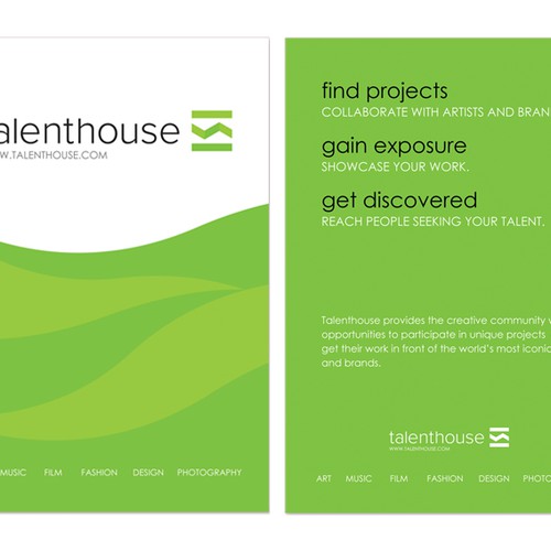 Designers: Get Creative! Flyer for Talenthouse... Diseño de onetwothreefour