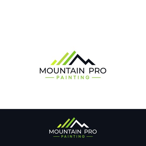 High-end, tech-focused Colorado painting company brand package Design by nov's
