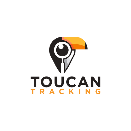 Tracking Software with Toucan in Design (Toucan Tracking Logo) Design by agitpurnamasari