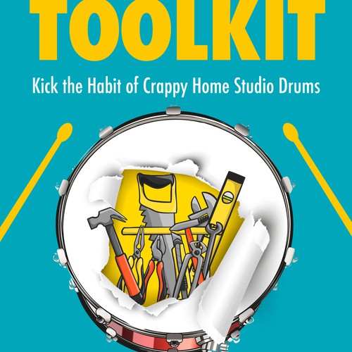 Drum Mix Toolkit: Design a Best-Selling Book Cover about music production and mixing drums Ontwerp door BnPixels