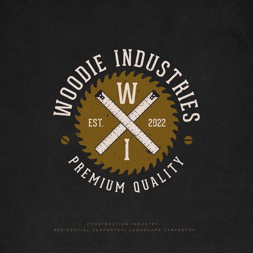 Designs | WOODIE INDUSTRIES LOGO (CARPENTRY/BUILDER) | Logo design contest