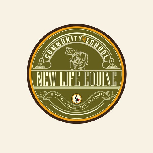 Equine Ministry School Logo Diseño de The Design Duck