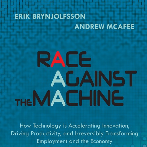 Create a cover for the book "Race Against the Machine" Design por amris