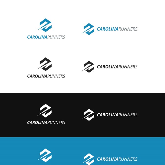 Create a cool sportsoriented logo for Carolina Runners. Logo design