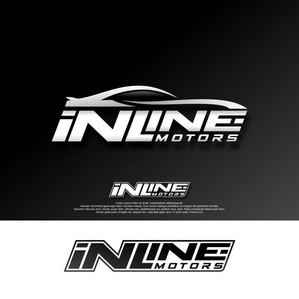 Design by Stary95 titled "Inline Motors Used car dealership"
