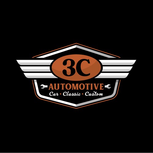 Niche Automotive Classic and Custom Garage to appeal to petrolheads Design by AlarArtStudio™