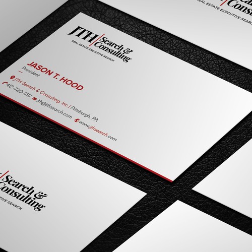 Business Card Design for Executive Search Firm Design by ™SF_Design™