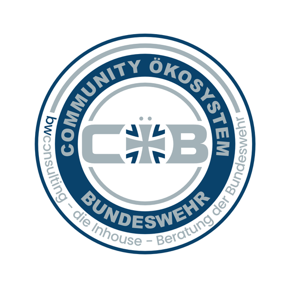 Design by DeyXyner™ titled "Emblem style logo design for Community Ökosystem Bundeswehr"