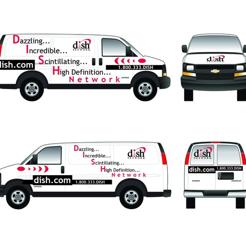 Diseño de V&S 002 ~ REDESIGN THE DISH NETWORK INSTALLATION FLEET de sAb the DeSigner