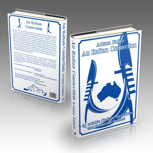 An Italian Connection: book cover design Diseño de AlxE