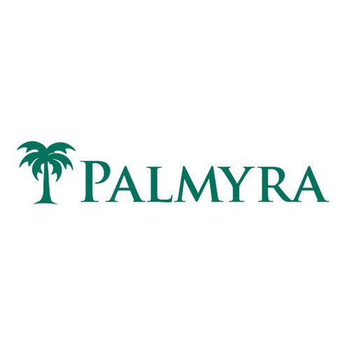 Palmyra Logo Context - Mix of History and Technology Design by EM25 Studio