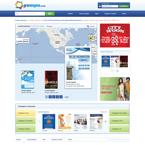Create the next website design for yumpu.com Webdesign  Réalisé par web designer shakil