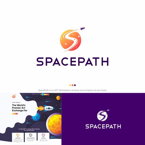 コンペ「SpacePath Logo Contest winner will receive $500」のデザイン by Rustantさん 