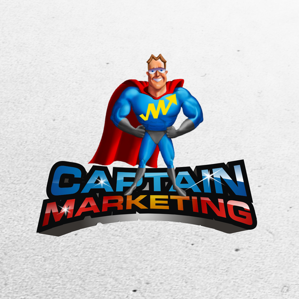 Design by HKN™ titled "Create A Winning Design for Captain Marketing's Logo"