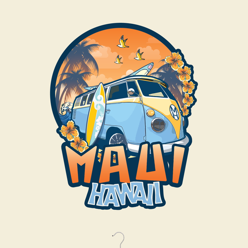 A T-Shirt Design to appeal to travelers to Maui Hawaii Design by dule88