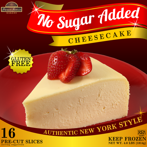 Diseño de Gourmet Cheesecake Package Design (No Sugar Added)
 de syakuro