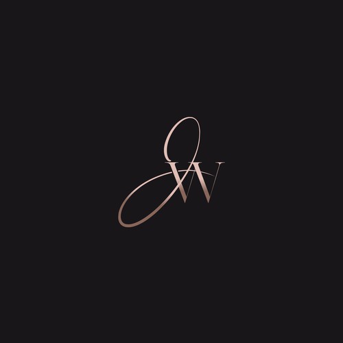 JW Script Logo Diseño de pixeldesign999
