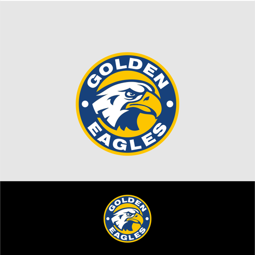 Basketball Team Logo for the 'Golden Eagles' (fast-tracked contest)! Design réalisé par jwlogo