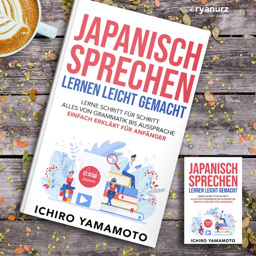 Book Cover: Learning to speak Japanese Design réalisé par ryanurz