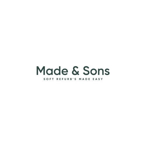 Luxury Meets Ease: Logo & Card Design for Made & Sons Design by S H A Y