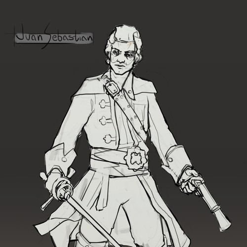 Design two concept art characters for Pirate Assault, a new strategy game for iPad/PC Design by Art Anger