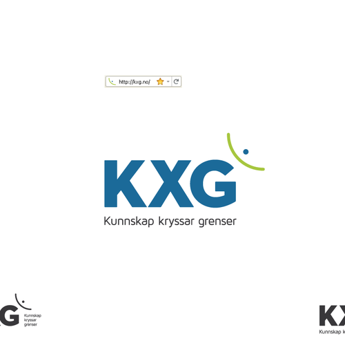 Logo for Kunnskap kryssar grenser ("Knowledge across borders") Ontwerp door athenabelle