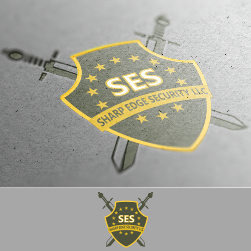 Create a military style unit logo for Sharp Edge Security, LLC Design by SasoDigital