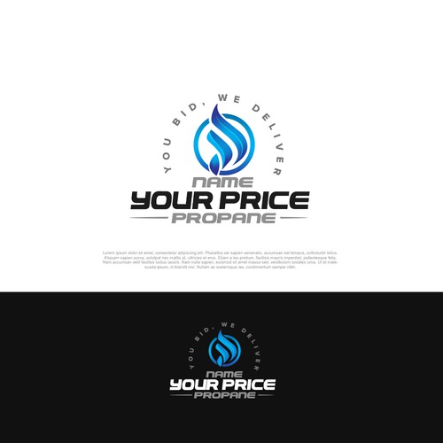 we need a design that will grab the eye for ordering propane and propane pricing. Diseño de pixelgrapiks