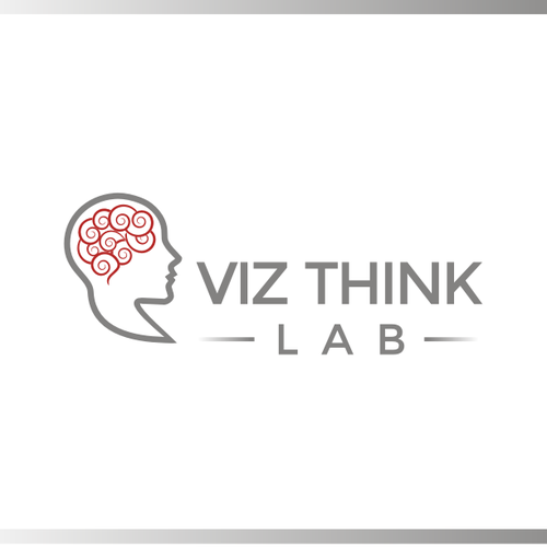 A logo on how Viz Think Lab uses visual thinking drawing skills to promote business creativity Design by tutubis