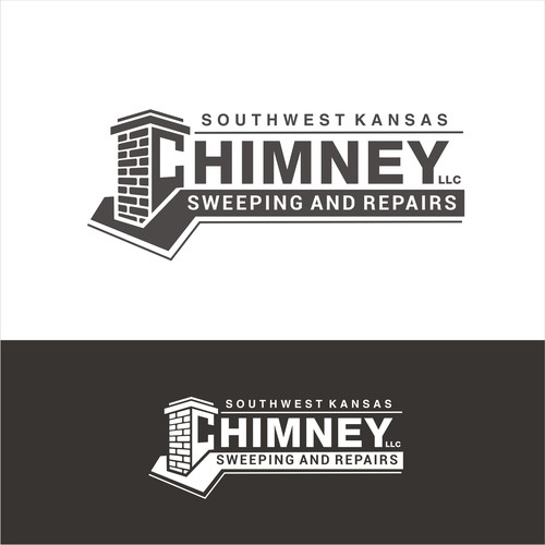 Simple powerful logo for chimney sweep-ontwerp door LOGOMAN*