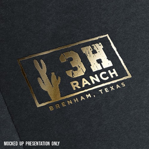 i - GraphicsさんのTexas Ranch logo designデザイン