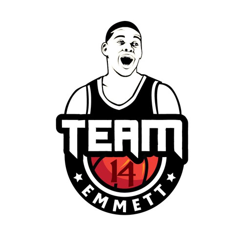Basketball Logo for Team Emmett - Your Winning Logo Featured on Major Sports Network Design por Web Hub Solution