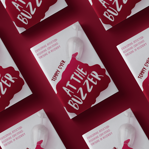 Book cover for inspirational, comeback story out of addiction into recovery! Design by AlienXPride