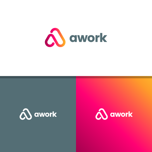 New logo for AI-based productivity software "awork" Diseño de Tomillo