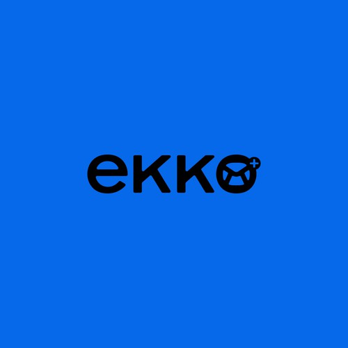 SIMPLE LOGO - ekko Letters then dm after Design by Manuel Machado