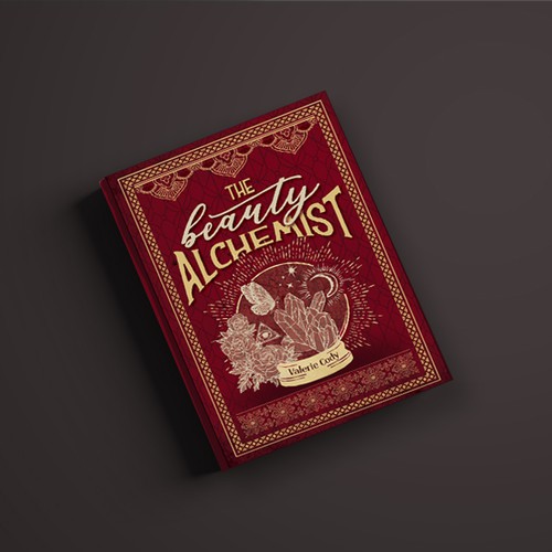 Design di Create a book cover that evokes a mood of ancient royal beauty traditions and new-age spirituality. Please see the brief di TypoManic