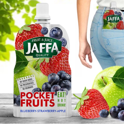 Develop Concept Design for Jaffa "Fruit in Pocket" adults’ fruit and berry puree Design réalisé par Pvrt